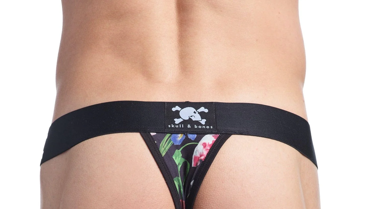 Hand Painted Dutch Floral Thong - Image 4