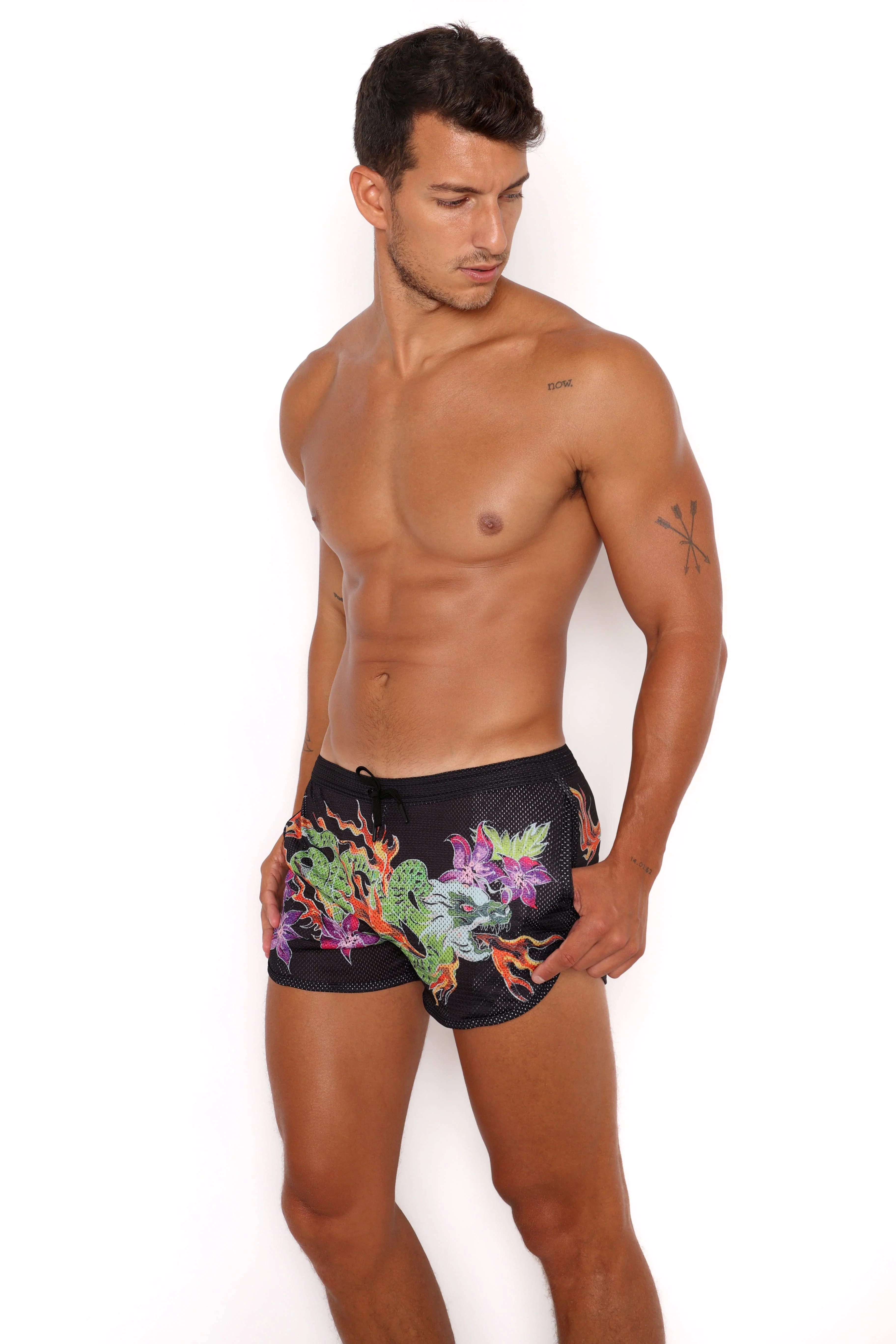 Fire Breathing Dragon Mesh Short - Image 5