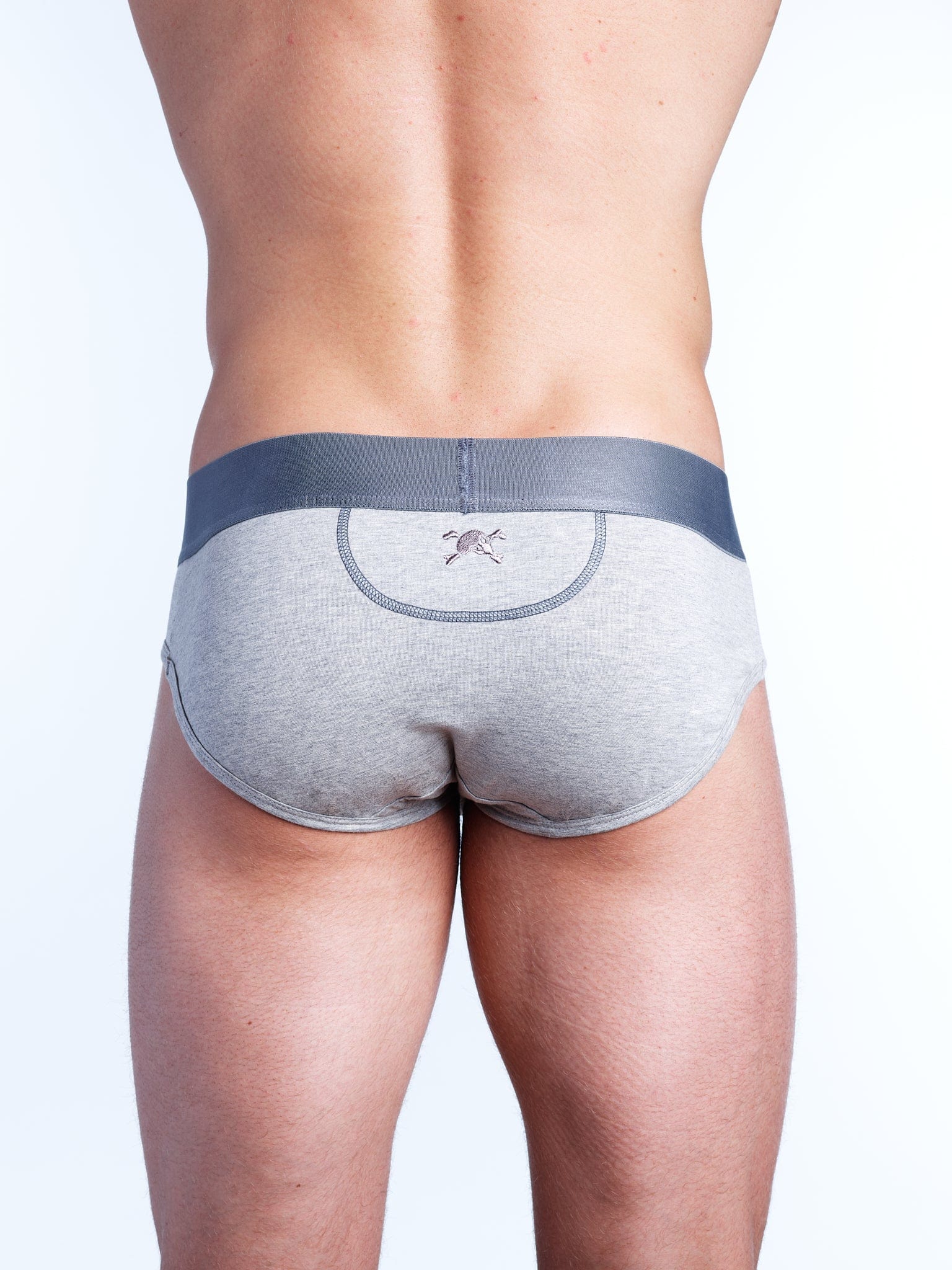 Just The Bones Brief Heather Grey - Image 4