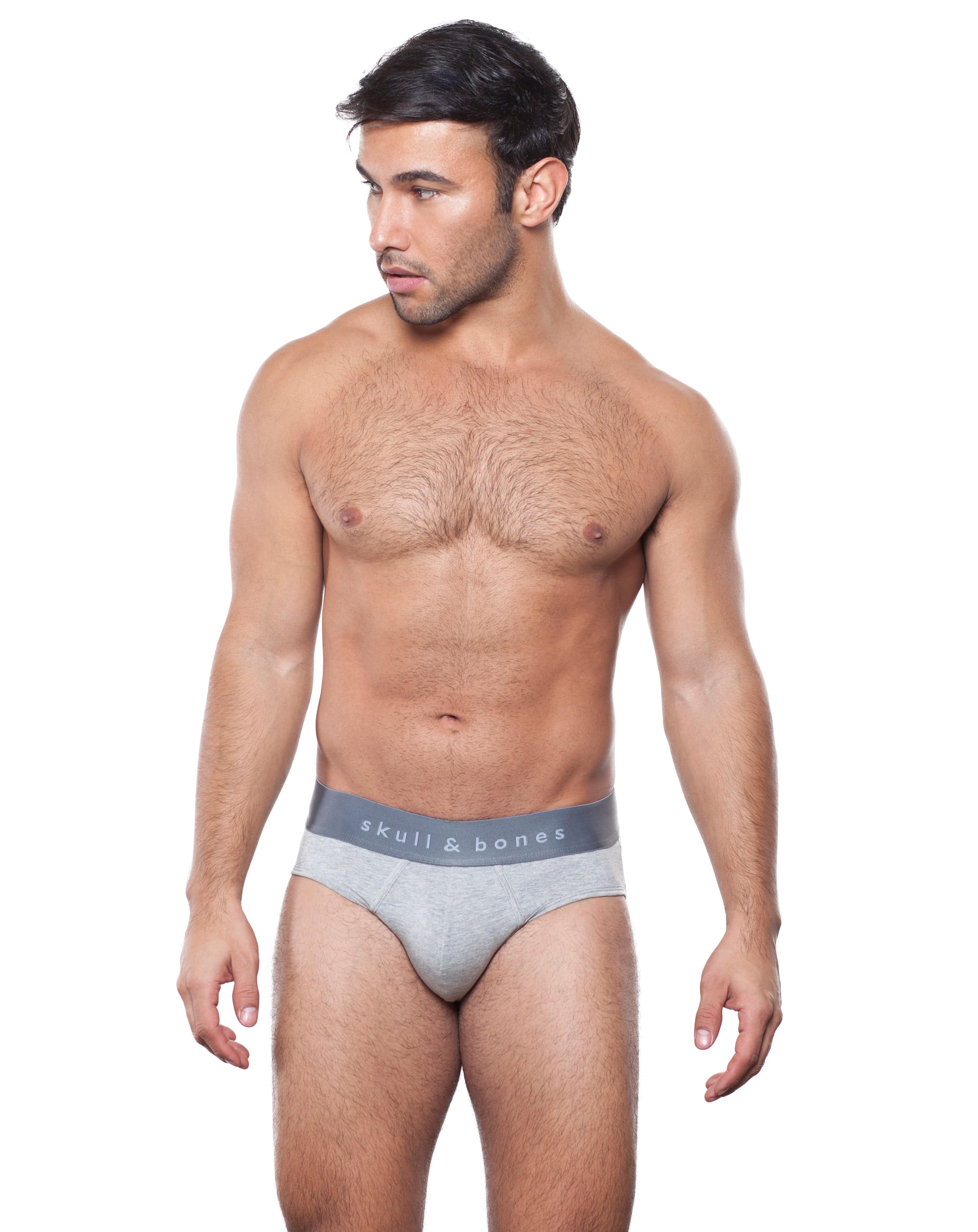 Just The Bones Brief Heather Grey - Image 5