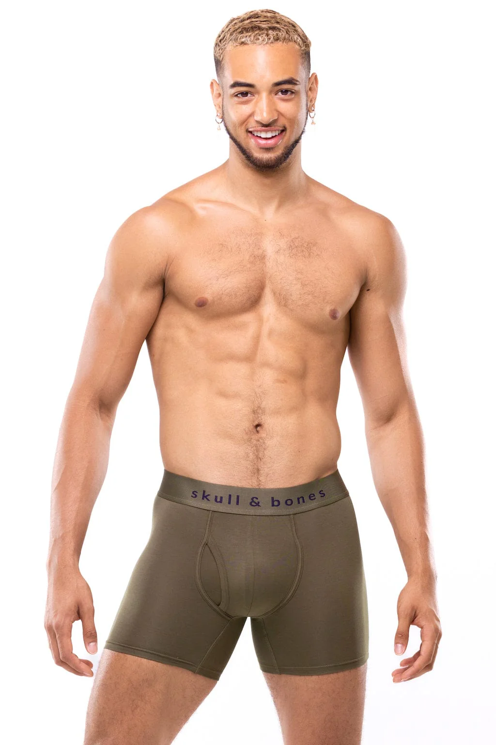 Just the Bones Boxer Brief Army Green - Image 5