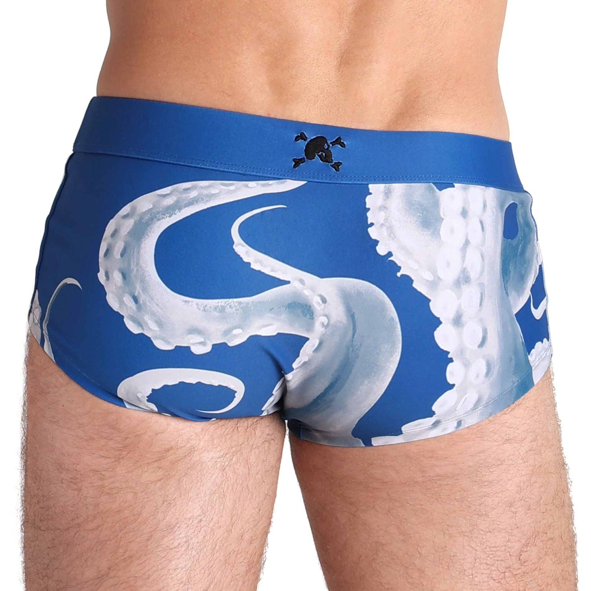 Octopus Tentacles Blue Swim Trunk - Image 3