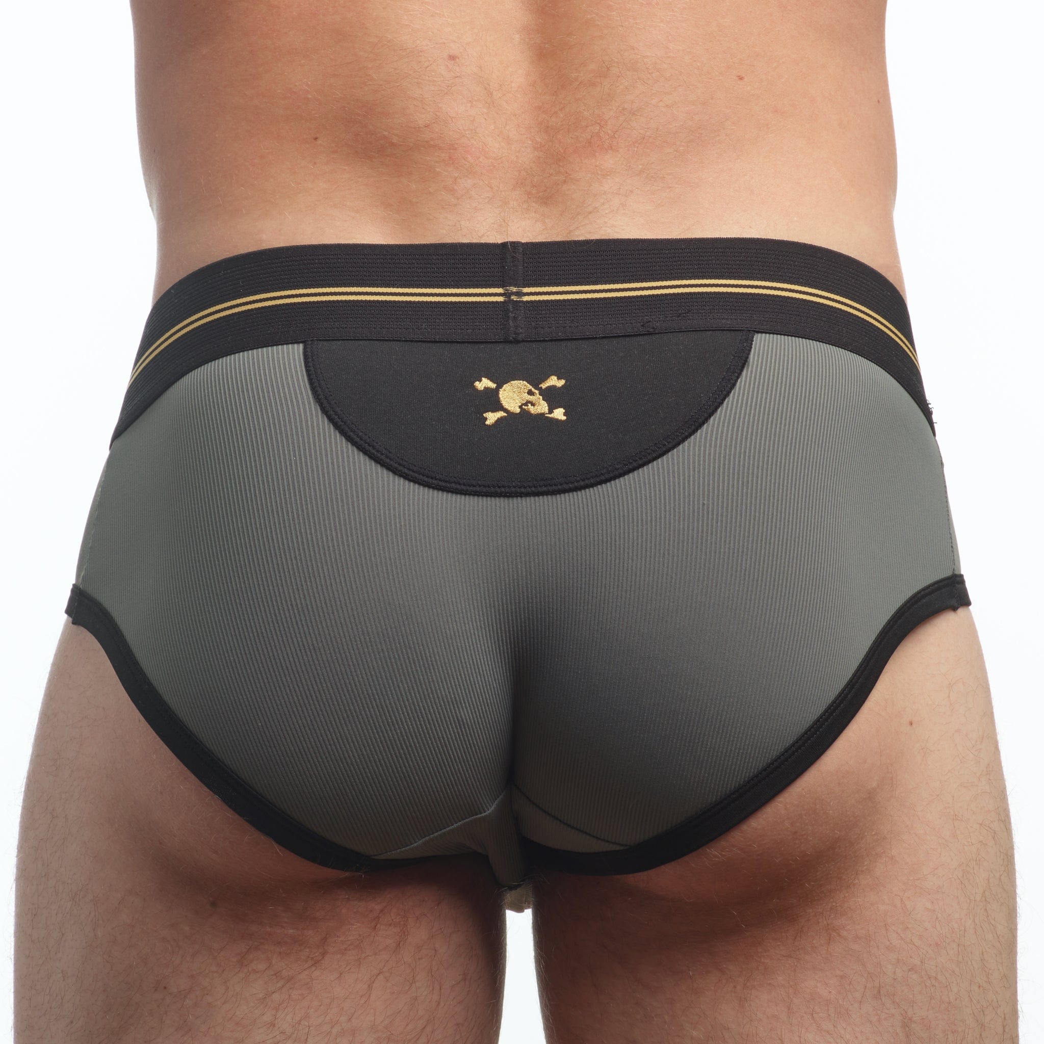 Performance Rib Brief Grey - Image 3