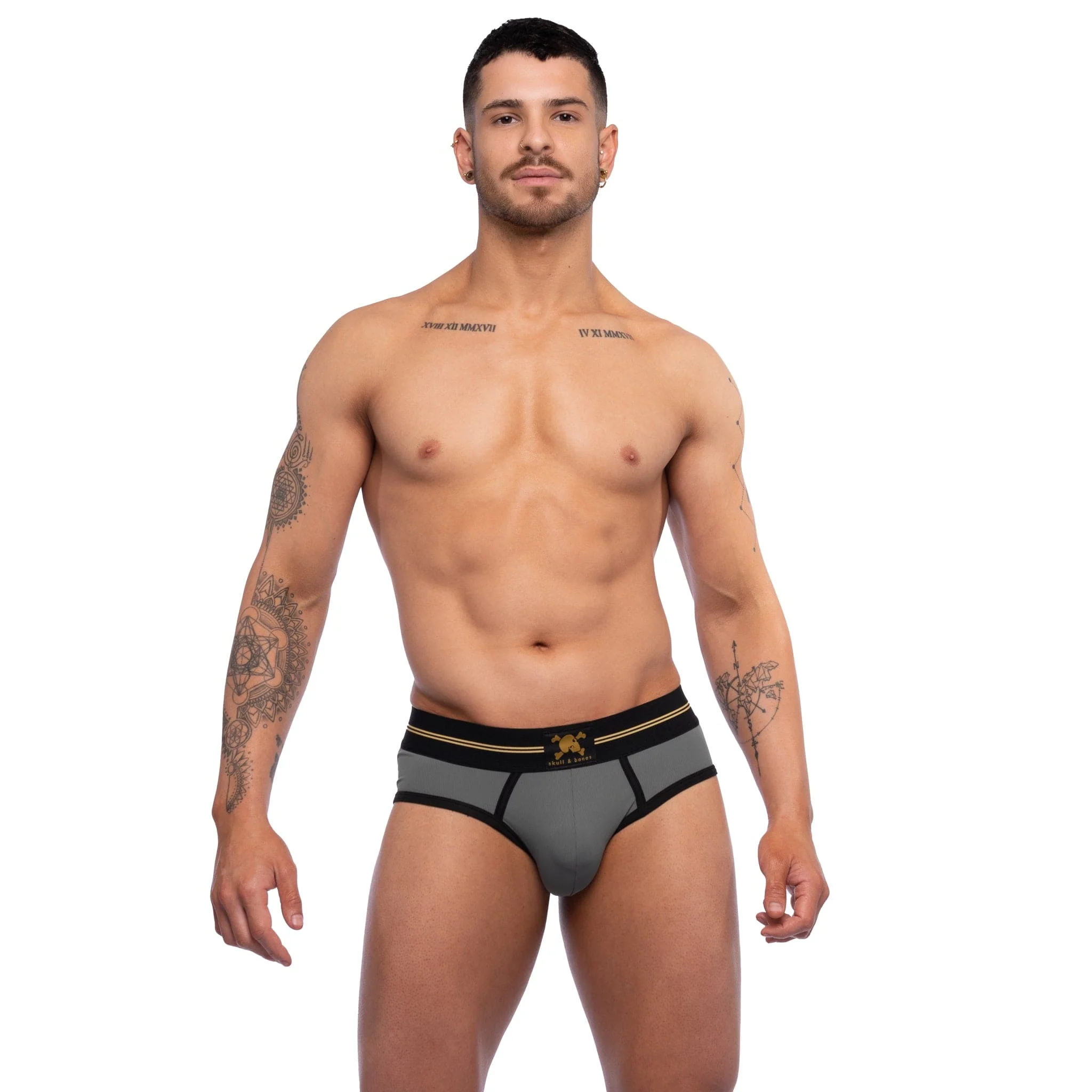 Performance Rib Brief Grey - Image 5