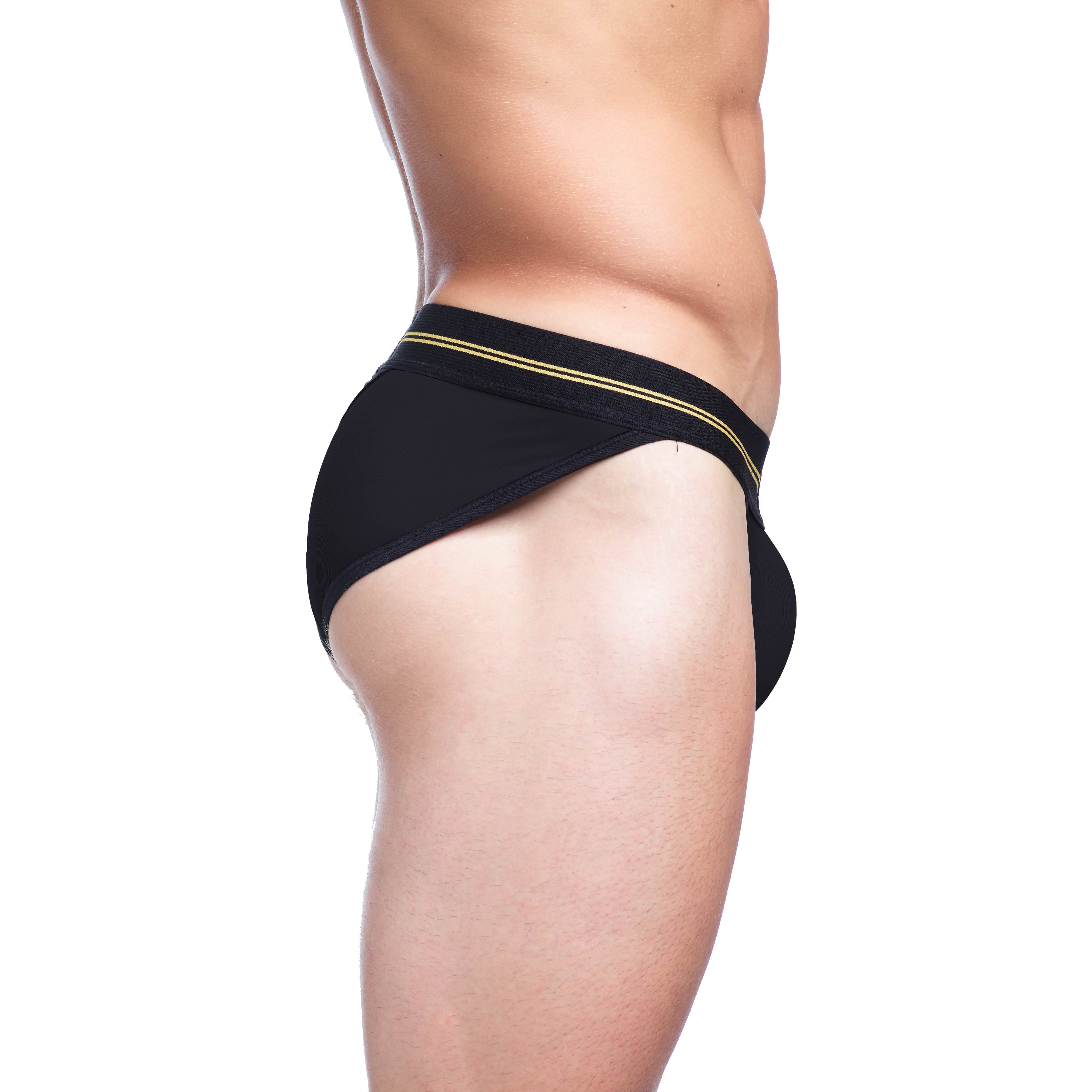 Performance Rib Sport Brief Black - Image 3