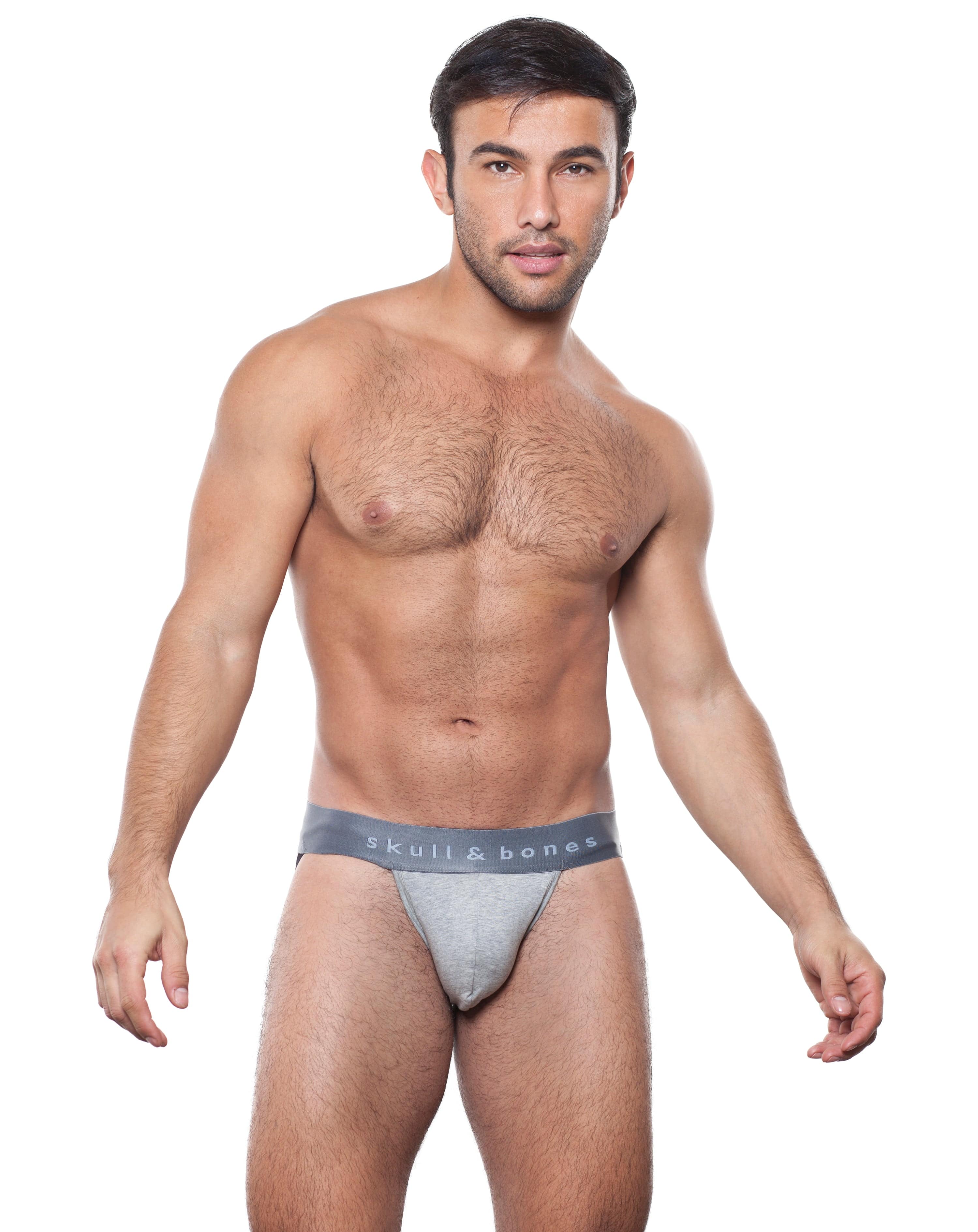 Just the Bones Jock Heather Grey - Image 5