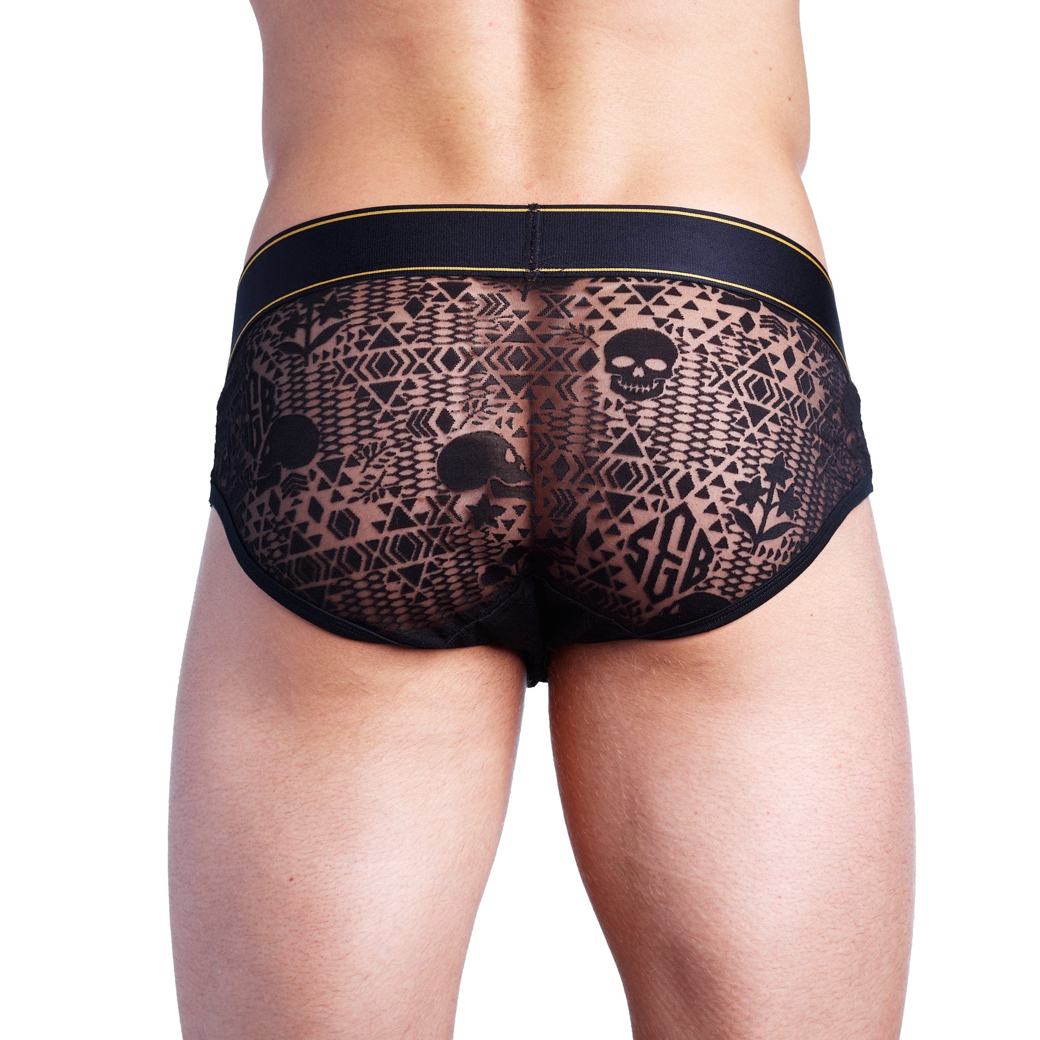 Skull and Bones Burnout Brief Black - Image 4